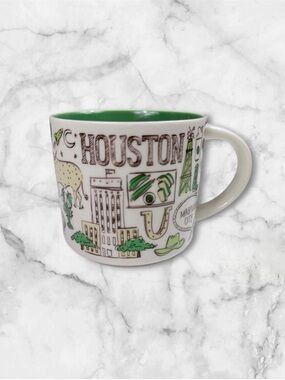 Starbucks Been There landmarks series limited edition Houston mug size 14oz